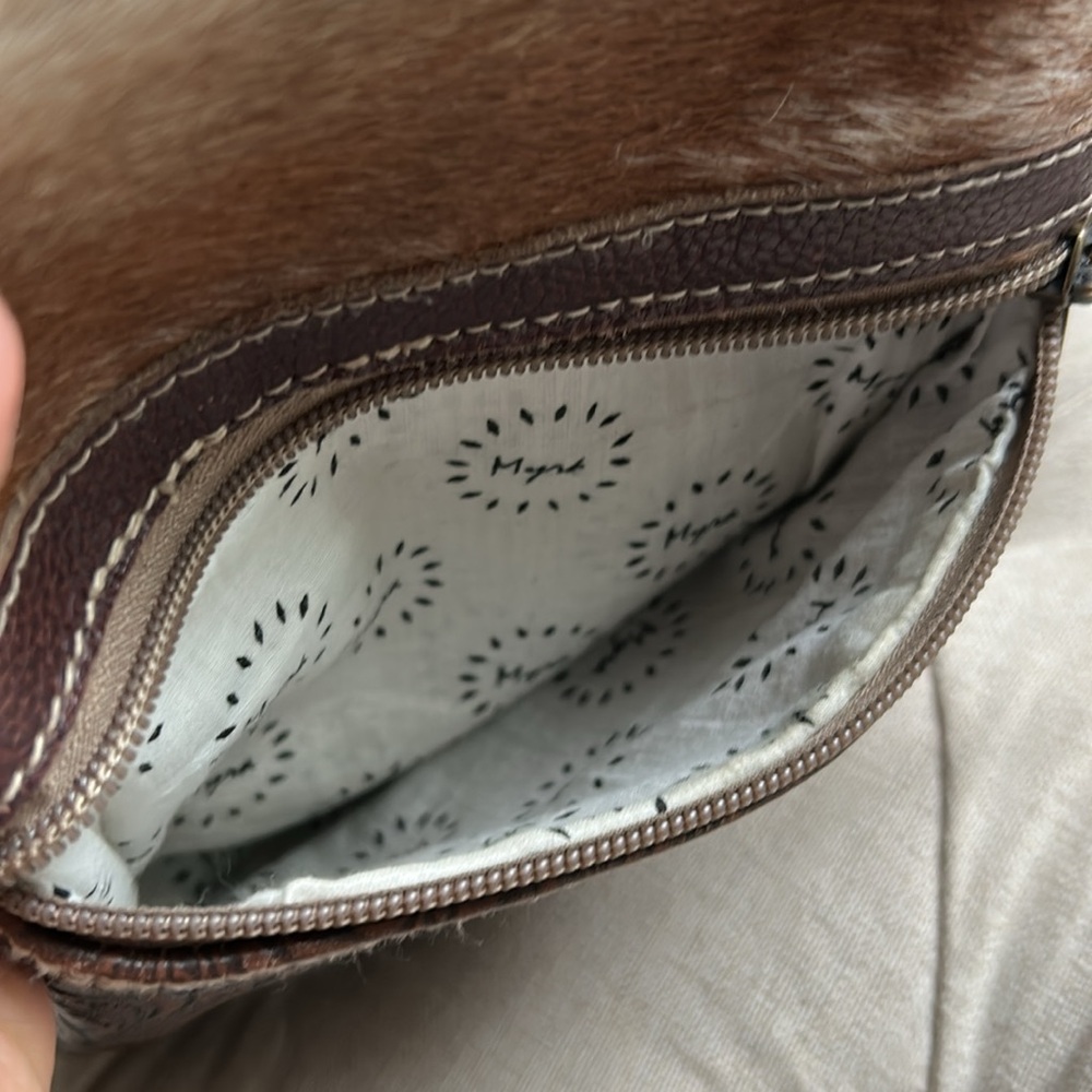Myra Crossbody Tangled Vine S-3393 Leather & Hairon Cowhide Western - Picture 9 of 12